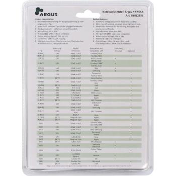 Preview: Universal-Netzteil für Notebooks Inter-Tech Argus NB-90SA